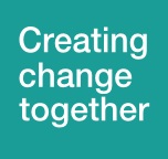 Creating change together text for home page